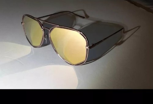Gentle Monster Aba 031 Sunglasses Gold/Clear With Case New | eBay