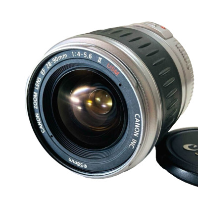 NEAR MINT ] Canon EF 28-90mm f4-5.6 II Zoom Camera Lens 1.3ft .38m