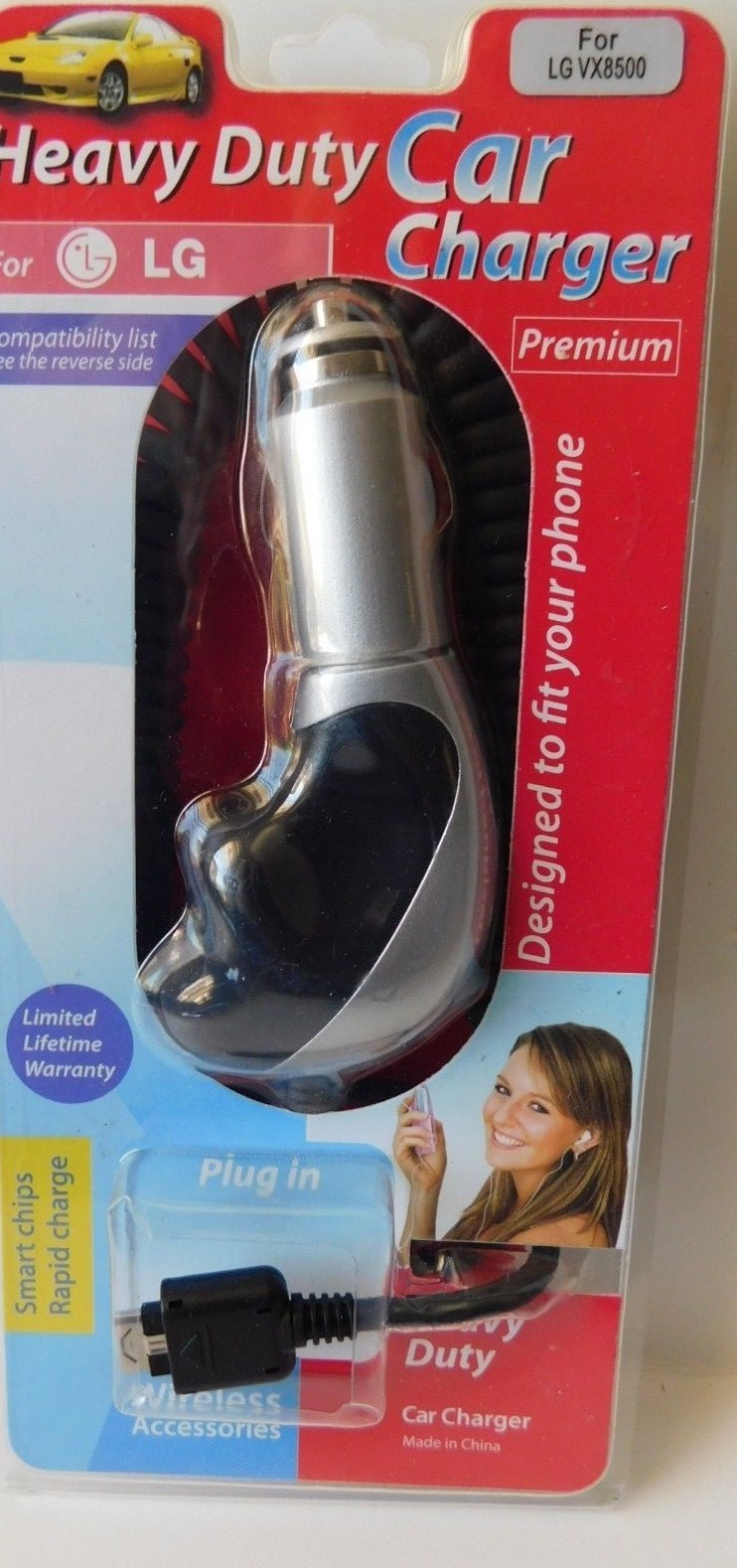 Generic Car Charger Heavy Duty Cell Phone For iphone3G/4/ IPAD/IPOD/LG