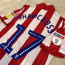 Stoke City | SHAWCROSS - 17 | Home Shirt | EFL Championship 2019/20 Jersey/Kit