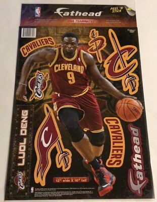 Cavaliers Luol Deng 12 x16  plus 7 decals NBA Teammates Fathead new wall