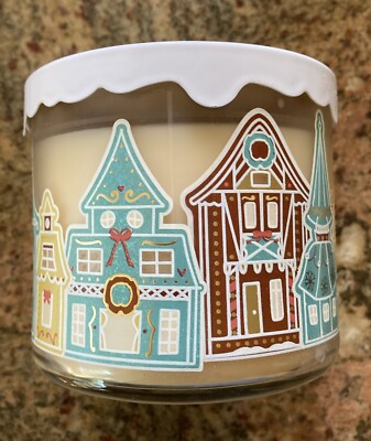 Bath & Body Works Ski Lodge HOT COCOA & CREAM Scented Candle 3 Wick 14.5 oz