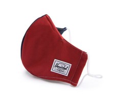 New Unisex Herschel Classic Fitted Face Mask Navy Red 1 Count