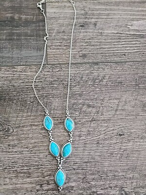 セカオワ　TurquoiseNecklace(Silver) ターコイズ Turquoise Necklace（Silver） セカオワ
