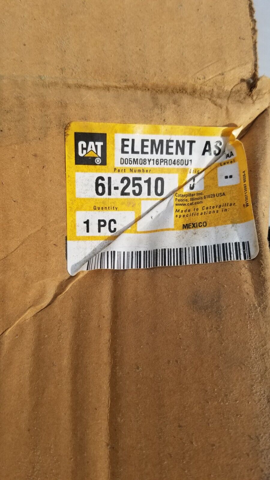 CAT 6I-2510 Engine Air Filter Element AS Radial Seal 6I2510
