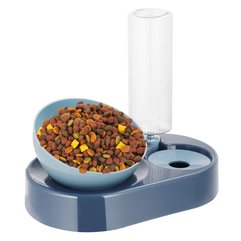 Pet Slow Food Dispenser Raised Cat Food Bowl Pet Slow Feeder Raised Dog