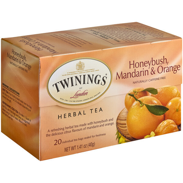 Twinings Honeybush, Mandarin & Orange Herbal Tea Bags - 120/Box | eBay