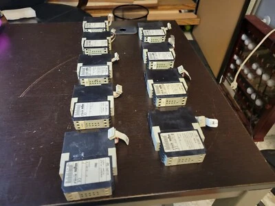 (9) ENTRELEC SCHIELE PMO PMI SYSTRON OUTPUT MODULES DIGITAL TRANSISTOR 8X24V $99 - Image 1 of 4