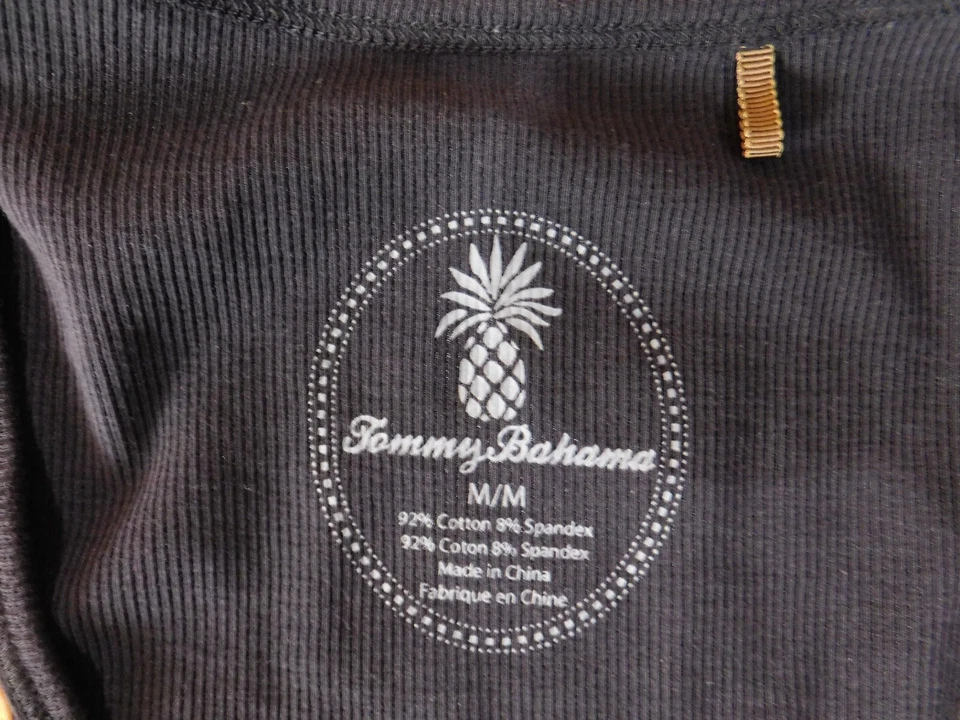 Tommy Hilfiger 女式衬衫中号黑色套头弹力背心装饰 — 第 4/4 张图片