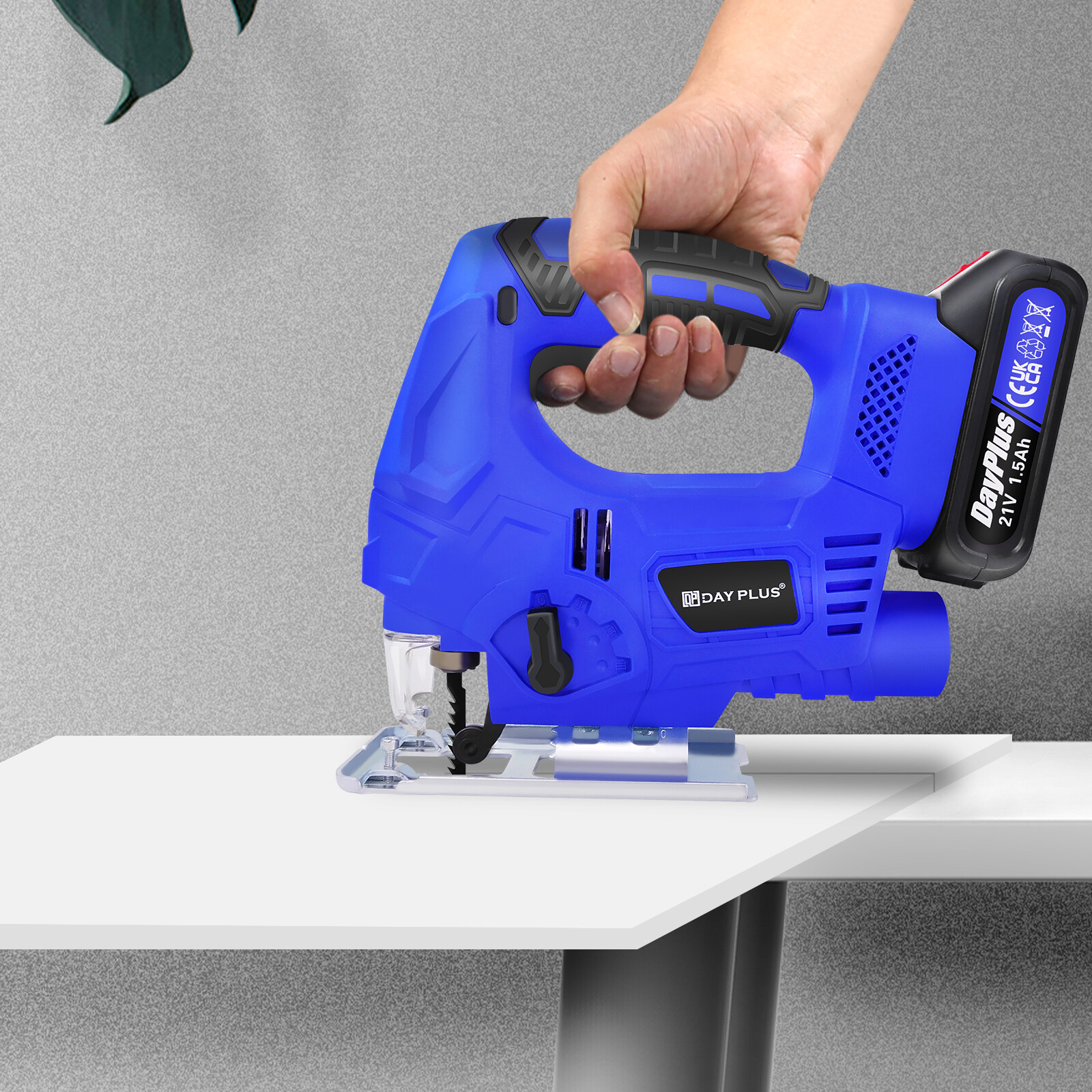 CORDLESS JIGSAW COMPACT CUTTING POWER WOOD METAL SAW CUT WITH BATTERY