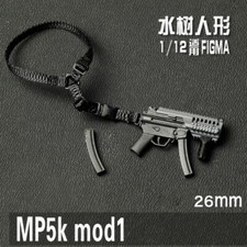 1/12 Scale Resin MP5k Gun Model for 6'' FIGMA Gynoid