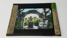 PXA HISTORIC Magic Lantern GLASS Slide 7661 EGYPTIAN VASES AT HOSPITAL ENGLAND