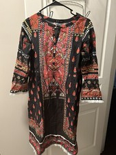 J. Junaid Jamshed Women Girls Kurti Shalwar Sz S 10 To M Pakistani Indian Kameez