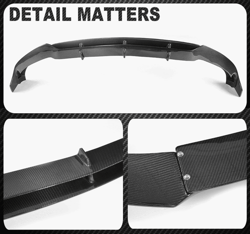 Alerón delantero de carbono para Mercedes C205 A205 C63 AMG Coupe 15-18 - Imagen 11 de 11