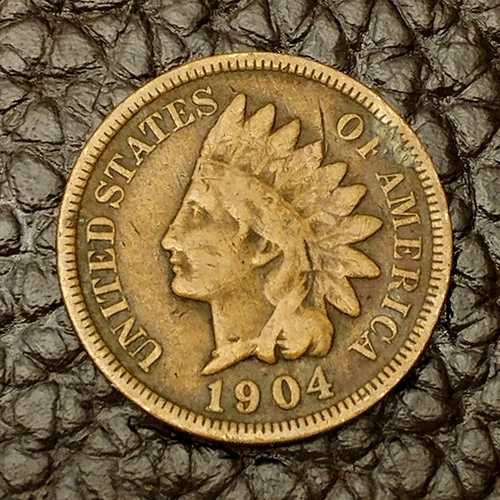 1904 Indian Cent ~ FINE (F / FN) Condition ~ COMBINED SHIPPING!