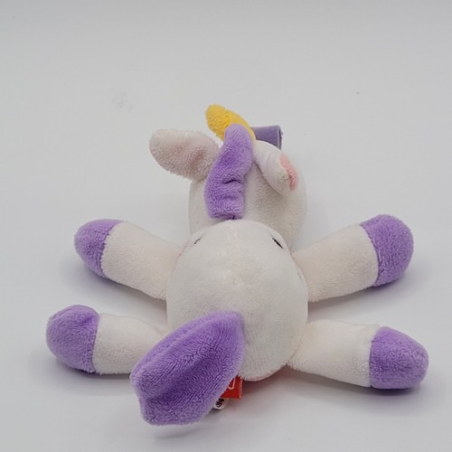 Nuby Unicorn Plush Pacifier Stuffed Animal Toy 5" Binky Holder 2020 White Baby - Bild 3 von 8