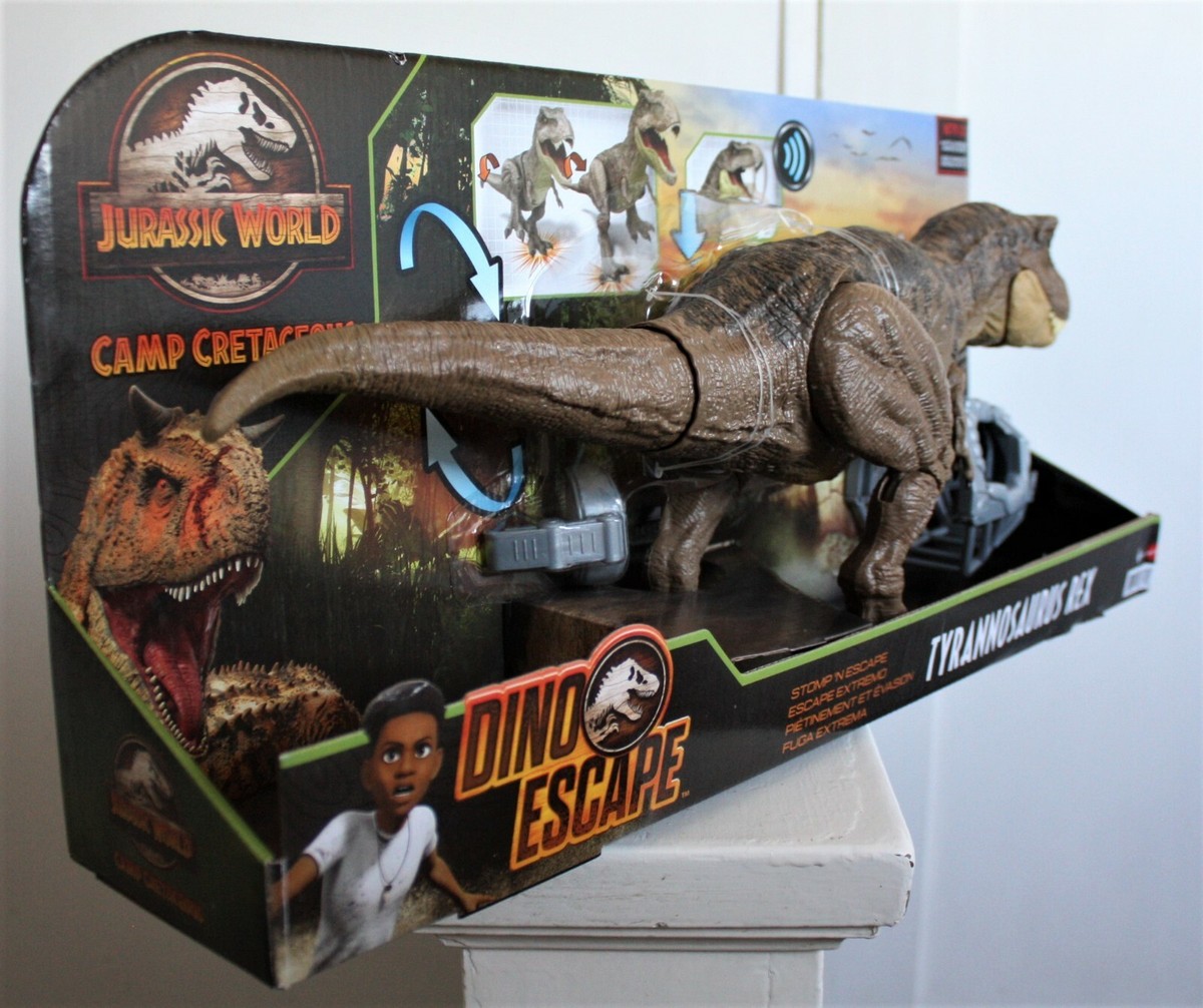 Mattel Jurassic World Tyrannosaurus Rex Dino Escape Stomp N