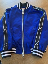 NEW Hunter Blue Jacket Zip Athletic Boys Clothing-S 6/7