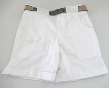 Vtg 70's Men's White Casual Shorts Permanent Press EUC See Measurements
