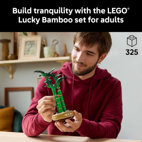 LEGO Botanicals Glücksbambus Bauset - Kunstpflanze für Indoor Home Déc - Bild 2 von 12