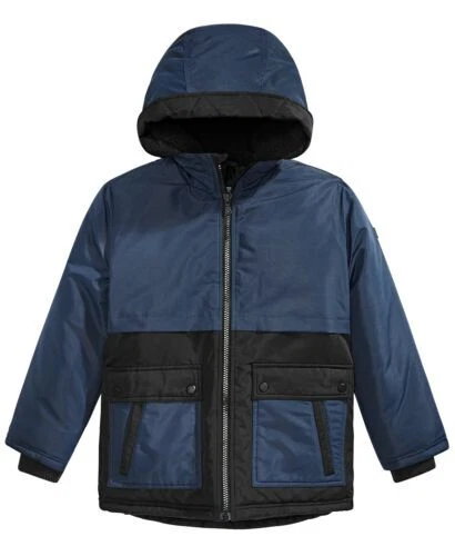 Cappotto parka con cappuccio Michael Kors Big Boys colorbloccato taglia L 14 16