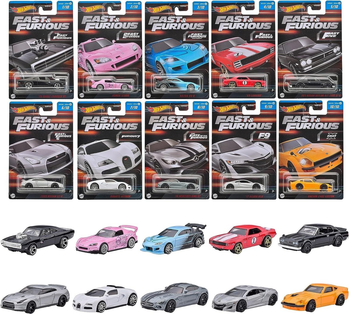 Hot Wheels FAST & FURIOUS トランスポート Fast & Furious Diecast
