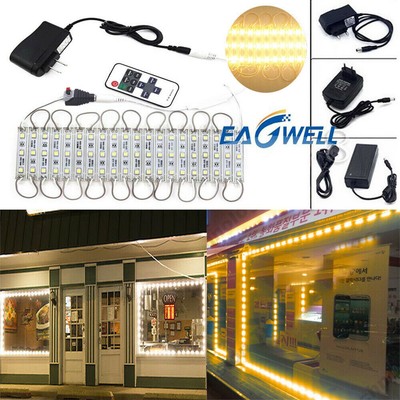 Warm 10ft-200ft 5050 SMD LED Module Light For Storefront Window Letter Sign Lamp