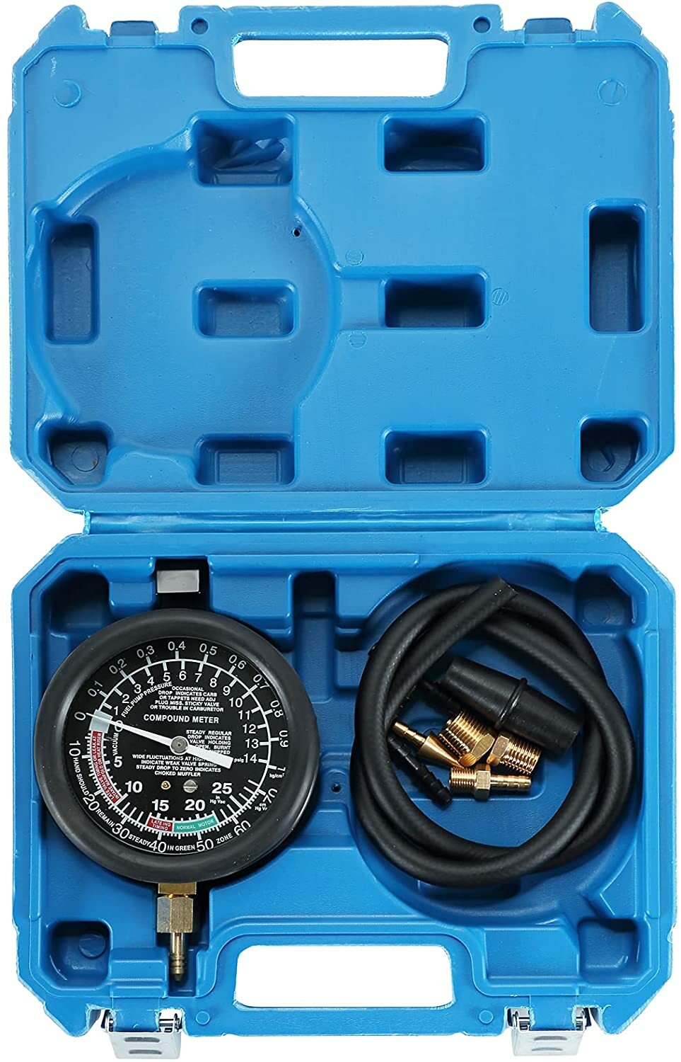 Fuel Pump & Vacuum Tester Gauge Leak Carburetor Pressure Diagnostics w