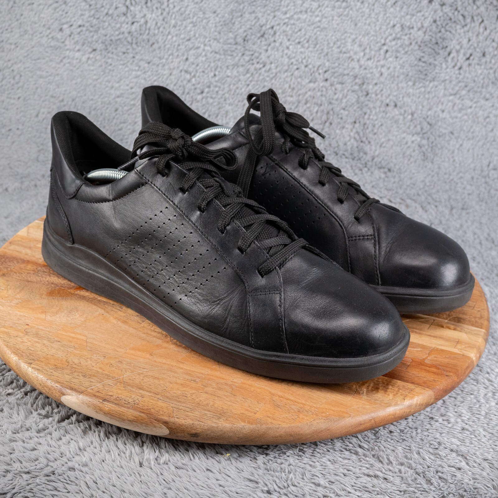 SAOLA Scarpe sneakers uomo Rockport Tristen step in pizzo a punta nere taglia 12 M