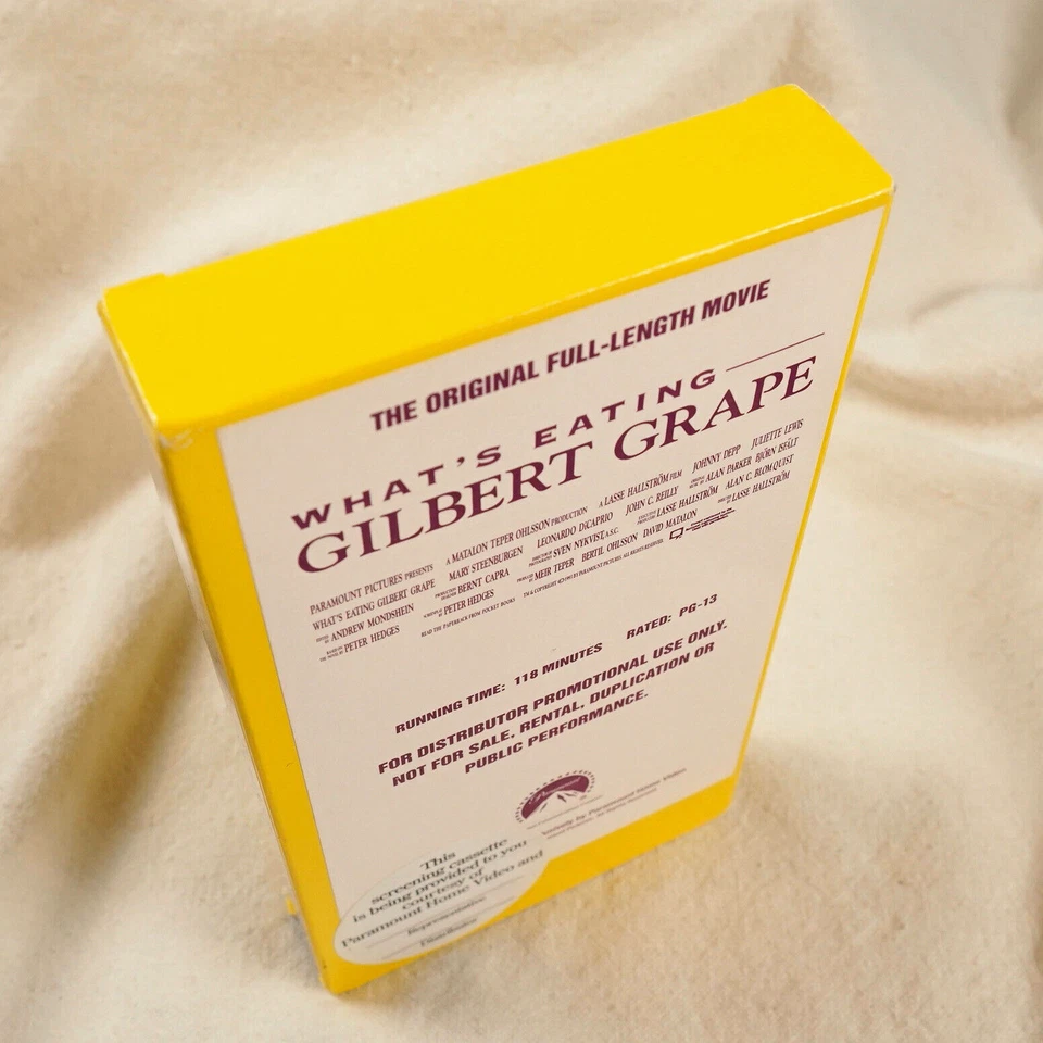 What's Eating Gilbert Grape VHS Promo WIDESCREEN Screener Store Dealer Demo Copy - Image 3 of 4