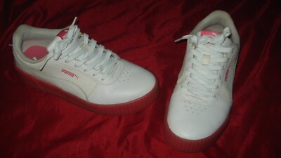Puma Soft Foam Optimal Comfort Women's pink & white  Shoes Size US 8.5 read rea