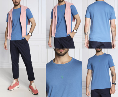Polo Ralph Lauren Centre Pony Cotton T-Shirt Soft Shirt Custom Slim Fit Tee XS