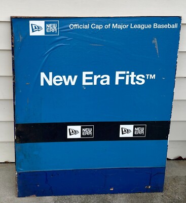 New York Mets Shea Stadium. Dugout plywood WALL panel with vinyl advertisement 