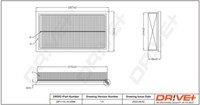 Dr!Ve+ DP1110.10.0596 Luftfilter FüR Ford