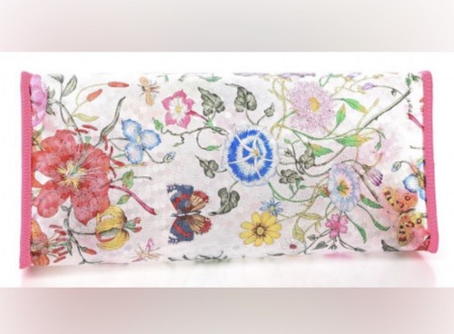 Large New Gucci Floral Acrylic & Leather Tote Bag - Afbeelding 10 van 11