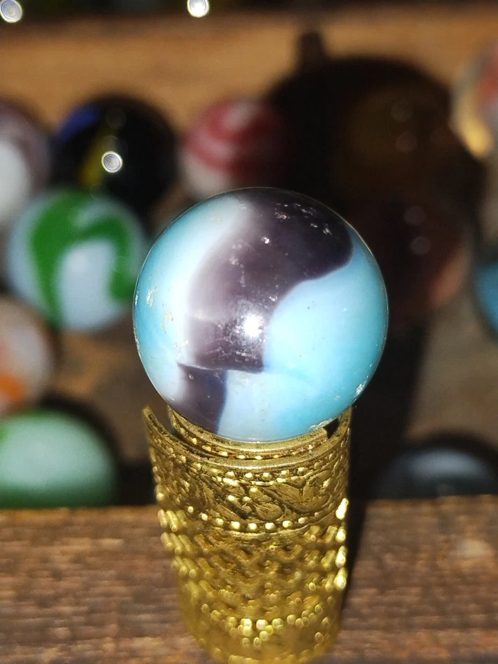 Lot Of 20 Vitro Elite Marbles Vintage Akro Agate Marble King Master Peltier  - Image 4 of 4