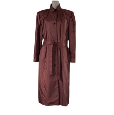 Chiango By Fleet Street Women's Mauve/Purple All Weather Trench Coat ...