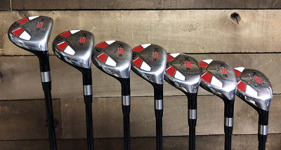 DEMO RH Senior Mens Majek Golf All Hybrid 5-SW Set Senior Flex Graphite 184-BMCY