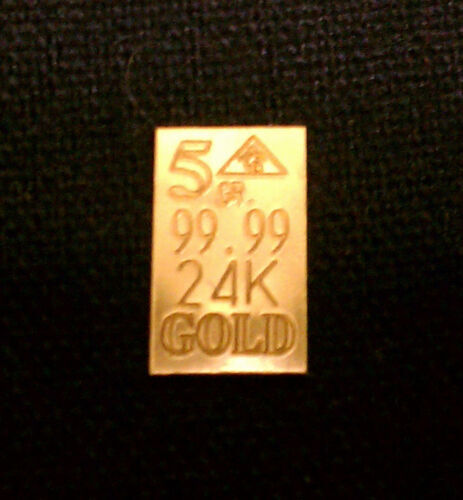 Brand Name 1g Gold Bar - Precious Metals w/Assay Card
