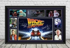 Back To The Future Signed Poster Photo Print  Autographed Movie Memorabilia 