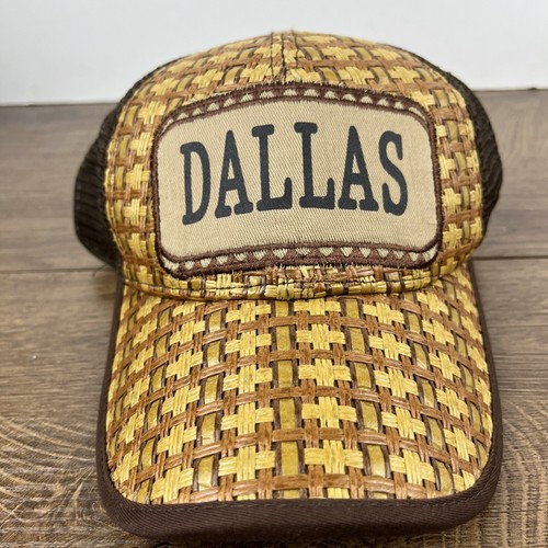 Dallas Hat Dallas Brown Hat Adjustable Baseball Hat Adult Hat Brown Cap - Picture 2 of 10