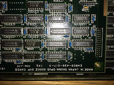 Okuma OPus 5000 II SVP Card E4809-436-017-d 016-d Cnc Milling