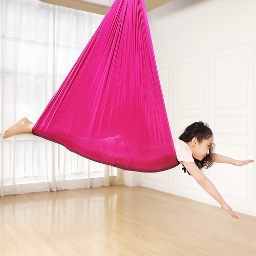 Columpio para niños hamaca interior yoga terapia niños autismo 280x150cm DE - Imagen 76 de 88