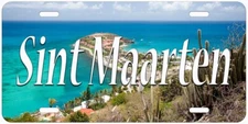 Sint Maarten Novelty Car License Plate