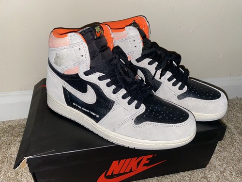 nike air jordan 1 grey crimson