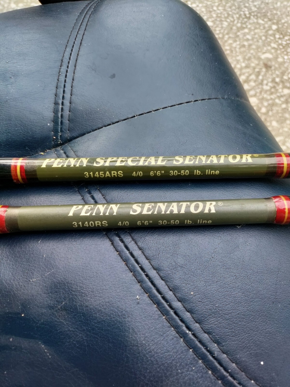 PENN SENATOR FISHING ROD 6'6" 3140RS 30-50 LB LINE TROLLING 3145ARS 30-50