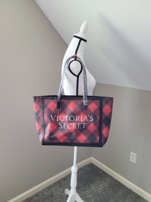 Sac Fourre-tout Victoria's Secret - Weekender, Paillettes, Toile Beige, Taille Large, Neuf étiqueté