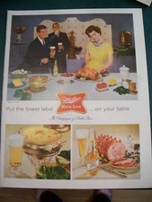 Miller High Life Beer On Your Table Ad