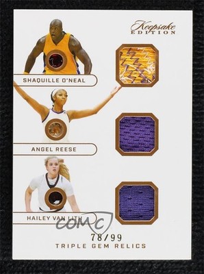2024 Keepsake Multi Sport Edition 78/99 Shaquille O'Neal Angel Reese HOF 1gv4