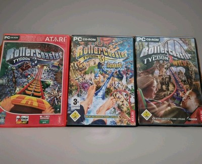 CD Rom Spiele Roller Coaster Tycoon